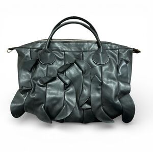 Betsey Johnson Black Spiral Handbag